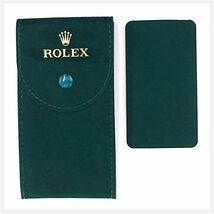 ロレックス 腕時計携帯用ポーチ ケース 袋 ノベルティ 希少品！★ ROLEX ストラップ ケース箱冊子タグ 腕時計スタンド ディスプレイ1614-s5_画像2