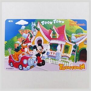 NTT テレホンカード 50度数 TOKYO Disneyland 東京ディズニーランド ミッキーマウス TOON ★ 希少品 アンティーク コレクション 22-0057-01