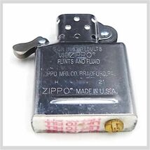 zippo ジッポー オイル ライター 2021年 ROLEX ロレックス ロゴ 火種確認済 ★ 希少品 箱 スタンド ディスプレイ コレクション 22-0102-01_画像7