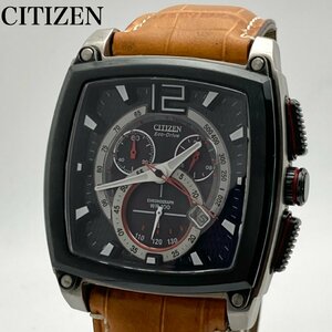 【稼働】CITIZEN シチズン H509-S055172 クロノグラフ ソーラー メンズ腕時計 4-30-A