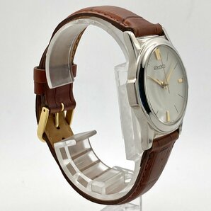 【稼働】SEIKO セイコー ホワイト文字盤 V701-2N00 クォーツ メンズ腕時計 4-34-Aの画像3