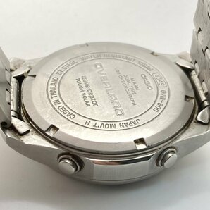 【稼働】CASIO カシオ OVERLAND OVW-600 電波ソーラー メンズ腕時計 4-47-Aの画像5