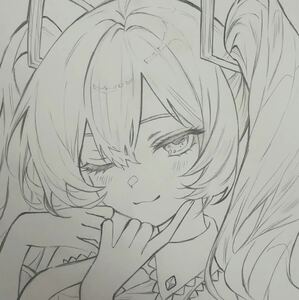 手描きイラスト 初音ミク