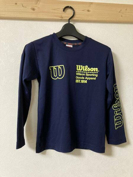 Wilson ウィルソン ロゴ入り吸汗 速乾 長袖Tシャツ