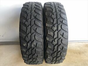  super-discount used tire LT225/75R16 103/100Q Dunlop GRANDTREK MT2 19 year made 2 ps 