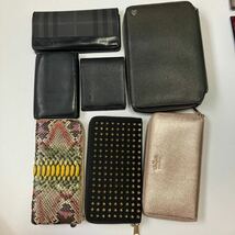 ブランド 財布 小物等 まとめて セット 19点 / VUITTON GUCCI PRADA Burberry dunhill その他 インポート ジャンク含む まとめ売り_画像5