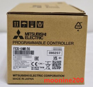 ★適合請求書★新品 MITSUBISHI/三菱 マイクロシーケンサー 基本ユニット FX3U-64MR/DS　【６ヶ月保証】