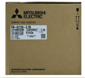 ★適合請求書★新品 三菱電機 MITSUBISHI FR-D720-3.7K インバータ 【６ヶ月保証】