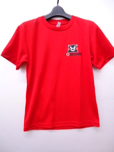 【KCM】XEB-F101-SS★新品★【くまもん】レディース　半袖Tシャツ　レッド　バスケットボール