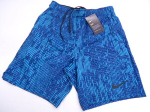 【KCM】Z-nike-677-L★展示品★【NIKE/ナイキ】メンズ　スポーツ　トレーニング　ハーフパンツ　ショートパンツ　CJ2395-492　ブルー　L