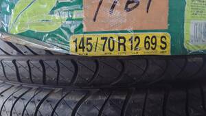 No.0 145/70R12 各２本セット！チェック済み未使用年式落ち　激安タイヤ売り切り！