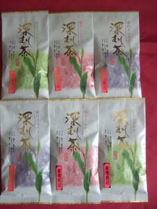 ★●２０2３年産★●自家栽培茶直送● 深蒸し特上煎茶１００ｇ入り×6袋