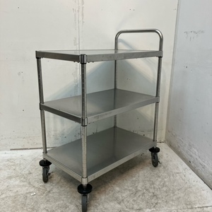  distribution serving tray Cart used width 460x depth 750 kitchen [ Mugen . Tokyo Adachi shop ]