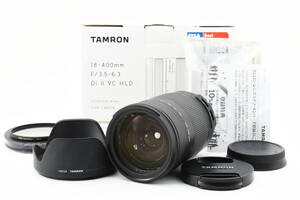 ★AF、VR動作OK★格安★TAMRON 18-400mm F3.5-6.3 Di II VC HLD Canon用 タムロン ニコン用★2117810-7824