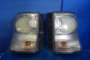 (H)ダイハツ タント カスタム/L375S 純正 後期 クリア LED テールランプ ブレーキ ライト 左右セット TOKAIDENSO 20512 訳有 [2402121]