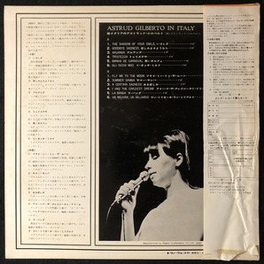 美品 プロモ 見本盤 / アストラッド・ジルベルト「イタリアのアストラッド・ジルベルト」IN ITALY / ASTRUD GILBERTO / 帯付きの画像2