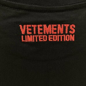 VETEMENTS 17AW RAMMSTEIN PRINTED T-SHIRT 半袖 Tシャツ ブラック M 中古 TN 1の画像5