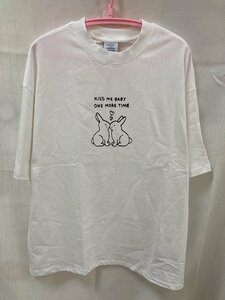 VETEMENTS KISSING BUNNIES T-SHIRT 半袖 Tシャツ ホワイト M 中古 TN 1