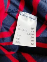 セントジェームス SAINT JAMES フランス製 半袖ボーダーTシャツ LEVANT 9863 Mサイズ マリン/チューリップ_画像10