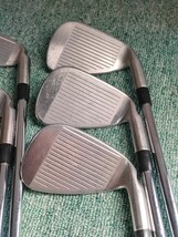 レフティ PING S58 USA アイアン 6本セット 5〜W 純正スチールシャフト PING KARSTEN GDS 白ドット 20240216 ピン 左 ホワイト WHITE _画像4