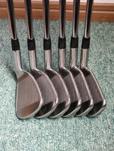 レフティ PING S58 USA アイアン 6本セット 5〜W 純正スチールシャフト PING KARSTEN GDS 白ドット 20240216 ピン 左 ホワイト WHITE _画像8