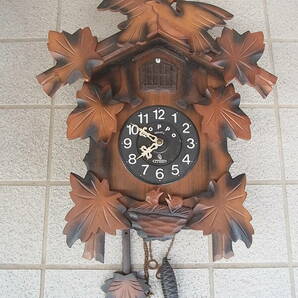 ジャンク☆昭和 シチズン 鳩時計 掛時計の画像1