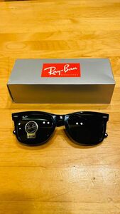 試着のみ 美品 Ray-Ban レイバン RB2140F 901 52 22 NEW WAYFARER WASHED LENSES