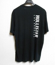 HOLLISTER*ホリスター/US:XXL/ブラック/バックロゴ半袖クルーTシャツ_画像5