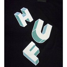 HUF*ハフ*US:XXL[ABECEDARIAN]ブラックプリント半袖Tシャツ_画像7