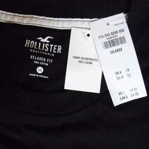 HOLLISTER*ホリスター/US:XXL/ブラック/バックロゴ半袖クルーTシャツ_画像9