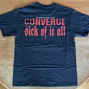 美品 正規品 Converge Sick Of It All T bane hatebreed terror madball agnostic front gorilla biscuits Dillinger Escape Plan cave inの画像4