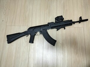 送料無料　S&T AK74M G3電動ガン　プチカスタム　trijicon SRSタイプドットサイトセット