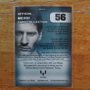2013 ICONS OFFICIAL MESSI CARD COLLECTION 通常版 #56 LIONEL MESSI[リオネル・メッシ]FCバルセロナ アルゼンチン代表の画像2