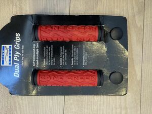 ★1点のみ 未使用デッドストック CANE CREEK ケーンクリーク Dual Ply Grips レッド MADE IN USA 送料\300～ 即決 OLD MTB オールドMTB