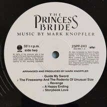 【帯付/試聴済LP】マーク・ノップラー★映画「The Princess Bride」OST★レンタルアップ盤★ダイアー・ストレイツ★ガイ・フレッチャー_画像6