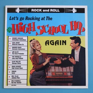 【ドイツ盤/試聴済LP】V.A.『Let's Go Rocking at The High School Hop Again』CHUBBY CHECKER/THE IMPACTS/BUDD McCOY/FABIAN