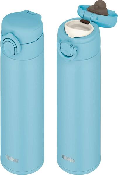  【食洗機対応】サーモス 水筒 真空断熱ケータイマグ 500ml ライトブルー ワンタッチオープン 保温保冷 JOK-500