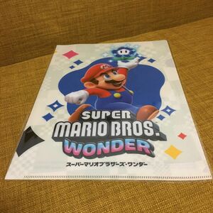 マリオ　クリアファイル１枚　セブンイレブンおまけ