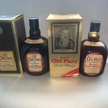 未開栓 古酒 2本 スコッチウイスキー Grand Old Parr Scotch Whisky 12オールドパー 1000ml 750ml 特級_画像1