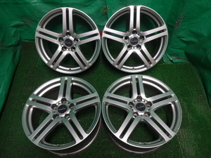 レクサスLS ユーロ スピード Euro Speed●18×7.5J +32 5H PCD120 中古ホイール4本●ユ76