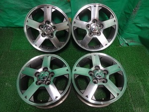 三菱純正 パジェロミニ●15×5.5J +46 5H PCD114.3 中古ホイール4本●ユ80