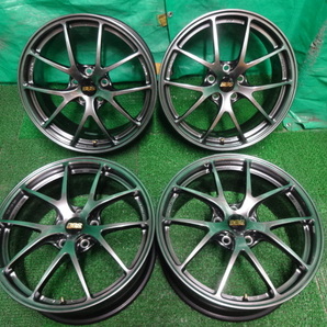 BBS RI-A RI-A030●18×8J +48 5H PCD112 中古鍛造ホイール4本●ユ83の画像1