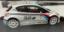 イクソ 1/43 プジョー 208 T16 R5 テストカー 2013 未使用_画像4