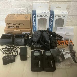 【美品】KENWOOD 特定小電力トランシーバー一式セット