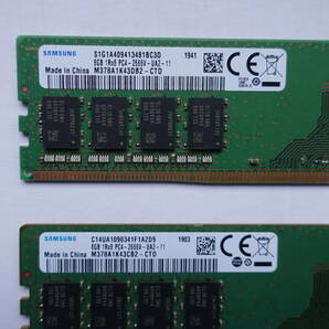 デスクトップ用メモリーカード  SDRAM SAMSUNG DDR4-2666 8GB  2枚 16GB メモリー 非ECCの画像1