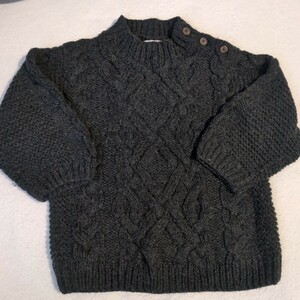 * прекрасный товар baby GAP кабель плетеный свитер 90cm*