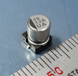 ニチコン UA チップ電解コンデンサ(10V/33μF/105℃)[10個組].b