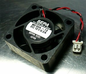 日本計器 SEPA MF30A-12 (FAN 12V 0.2A W30×H30×D12 [mm]) [B]