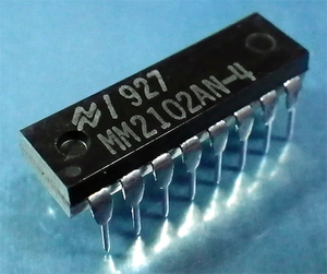 NS MM2102AN-4 (SRAM/NMOS/1024Bit) [2個組](b)