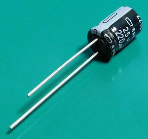 日本ケミコン SME コンデンサ (25V/220uF/85℃) [10個組]【管理:SA063】